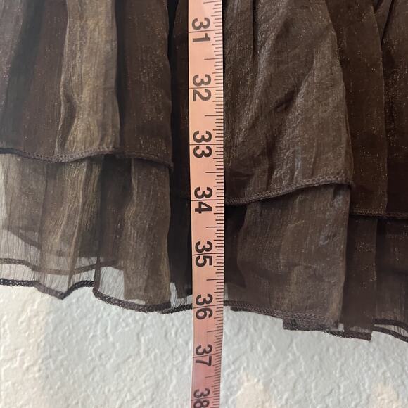 Altard State Dress Womens Small Blue Brown Lace Bow Detail Fairygrunge Gothic - Picture 6 of 11